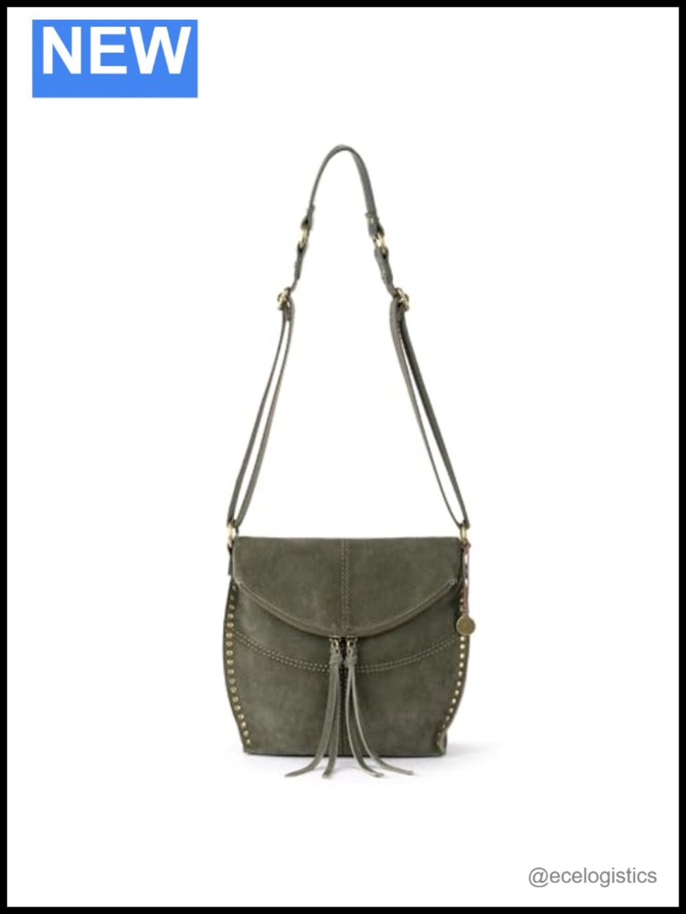 Leather Crossbody Purse with Adjustable Strap, Handbag